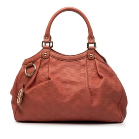 Gucci Sukey Guccissima Handbag 211944 Pink Leather Women's GUCCI