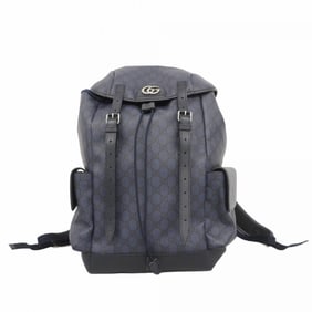 Gucci GG Marmont/GG Supreme Backpack 598140 Navy/Black Women's