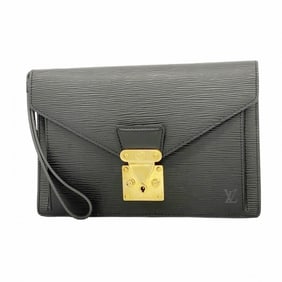 Louis Vuitton Epi Leather Pochette Serie Dragonne Clutch Bag M52762 Noir Men's