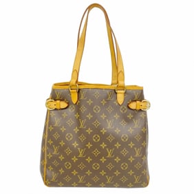 Louis Vuitton Monogram Batignolles Vertical Tote Bag M51153 Brown Women's