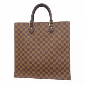 Louis Vuitton Damier Sac Plat Handbag N41225 Ebene Women's