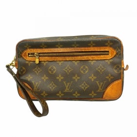 Louis Vuitton Monogram Marly Dragonne GM Clutch Bag M51825 Brown for Men and Women