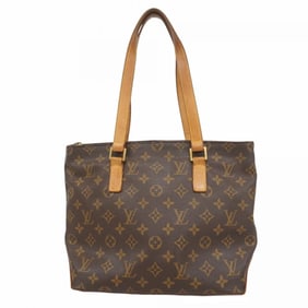 Louis Vuitton Monogram Cabas Piano Tote Bag M51148 Brown Women's