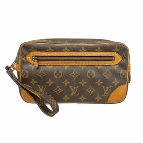 Louis Vuitton Monogram Marly Dragonne GM Clutch Bag M51825 Brown Men's