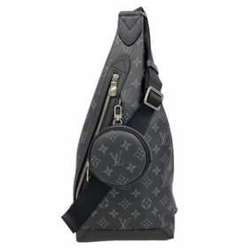 Louis Vuitton Taiga Rama Duo Sling Bag M30936 Black Men's