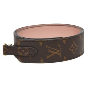 Louis Vuitton Monogram Shoulder Strap, Brown and Pink Leather, Women's, LOUIS VUITTON