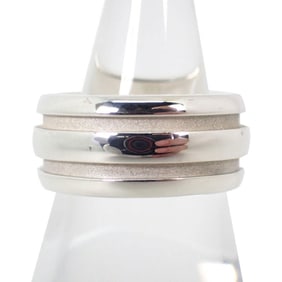 TIFFANY SV925 Double Line Ring, Size 11
