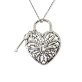 TIFFANY 925 Figley Heart Necklace