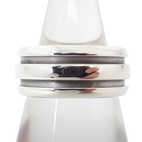 TIFFANY 925 Double Line Ring, Size 13.5