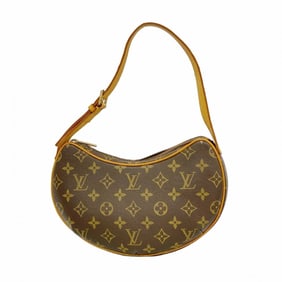 Louis Vuitton Monogram Pochette Croissant Shoulder Bag M51510 Brown Women's