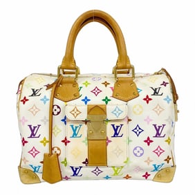 Louis Vuitton Monogram Multicolore Speedy 30 Handbag M92643 Bronne Women's