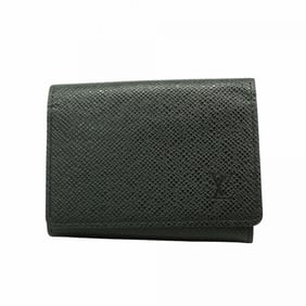 Louis Vuitton Taiga Business Card Holder, Envelope Carte de Visite, M30922, Ardoise, Men's