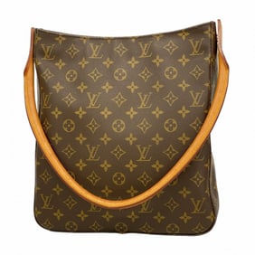Louis Vuitton Monogram Looping GM Shoulder Bag M51145 Brown Women's