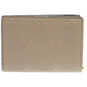 Louis Vuitton Portefeuille Claire Empreinte M80152 Monogram Tourterelle Brown Bifold Wallet