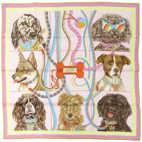 Hermès Carré 70 Jour de Casting Silk Multicolor Scarf Muffler 0483HERMES