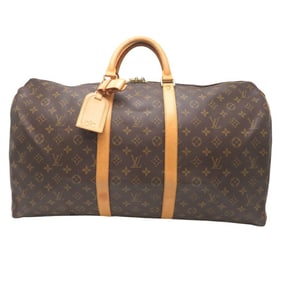 Louis Vuitton Keepall 55 Boston Bag for Women and Men, M41424, Monogram Brown