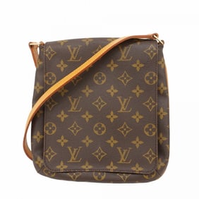 Louis Vuitton Monogram Musette Salsa Short Strap Shoulder Bag M51258 Brown Women's