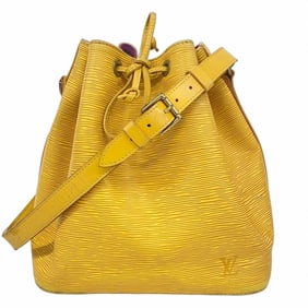 Louis Vuitton Epi Petit Noe Shoulder Bag M44109 Jaune Women's