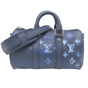 Louis Vuitton Keepall XS Men's Boston Bag M57844 Monogram Watercolor Navy