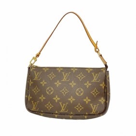Louis Vuitton Monogram Pochette Accessoires M51980 Brown Women's Pouch