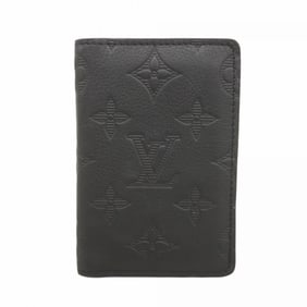 Louis Vuitton Monogram Shadow Organizer de Poche M62899 Black Men's Business Card Case