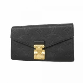Louis Vuitton Monogram Empreinte Portefeuille Metisse Long Wallet M62458 Noir Women's