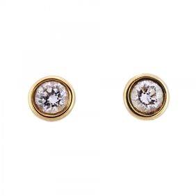 Tiffany By the Yard 18K Yellow Gold Diamond Earrings for Women