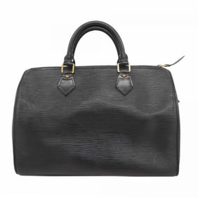 Louis Vuitton Epi Speedy 30 Handbag M43002 Noir Women's