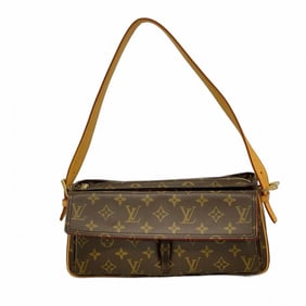 Louis Vuitton Monogram Viva Cite MM Shoulder Bag M51164 Brown Women's
