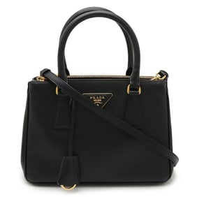 PRADA Galleria handbag/shoulder bag in Saffiano leather, black, 1BA896