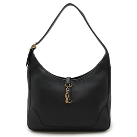 HERMES Trim 31 Shoulder Bag in Taurillon Clemence Leather, Blue Indigo and Navy, H Stamp