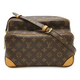 LOUIS VUITTON Monogram Nile Shoulder Bag, Non-sticky, M45244
