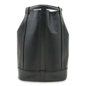 LOUIS VUITTON Epi Randonne PM Shoulder Bag in Black Leather (Noir) M52352