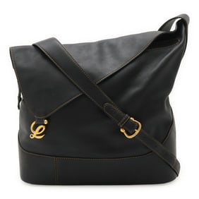 LOEWE Anton shoulder bag in black leather