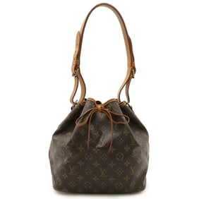 LOUIS VUITTON Monogram Petit Noe Shoulder Bag, Model M42226
