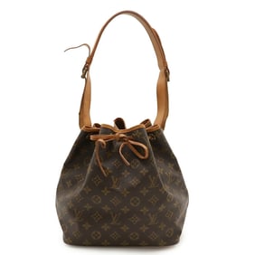 LOUIS VUITTON Monogram Petit Noe Shoulder Bag, Model M42226
