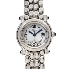 Chopard Happy Sport 27/8250 3006 Women's Watch with 5 Diamonds and White Quartz Movement