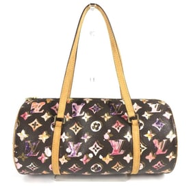LOUIS VUITTON M95753 Monogram Watercolor Papillon 30 Shoulder Bag/Handbag in Canvas, Brown,