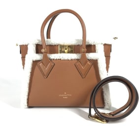 LOUIS VUITTON M58918 Fur Monogram On My Side PM 2-Way Bag, Shoulder Tote Handbag, Leather, Women's,