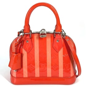 LOUIS VUITTON M90968 Monogram Vernis Rayeur Alma BB Bag, 2-Way Shoulder Bag/Handbag, Vernis,