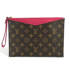 LOUIS VUITTON M60677 Monogram Pallas Pochette, a clutch bag with strap and canvas lining. Women's,