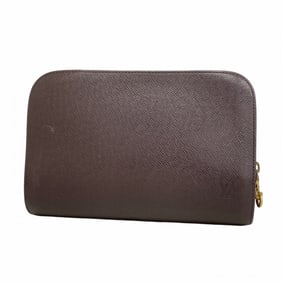 Louis Vuitton Taiga Baikal Clutch Bag M30186 Acajou Men's