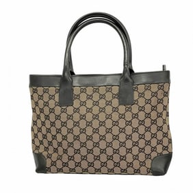 Gucci GG Canvas Tote Bag 002 1119 Black Women's