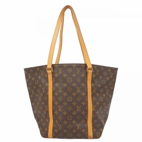 Louis Vuitton Monogram Sac Tote Bag M51108 Brown Women's P1531087