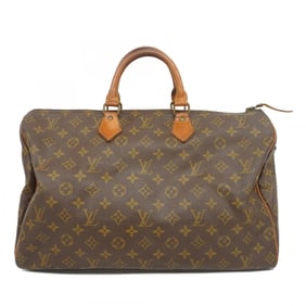 Louis Vuitton Monogram Speedy 40 Handbag M41106 Brown Women's P1459180