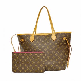 Louis Vuitton Monogram Neverfull MM Tote Bag M41178 Pivoine Women's