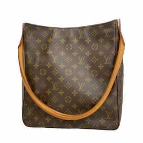 Louis Vuitton Monogram Looping GM Shoulder Bag M51145 Brown Women's