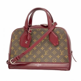 Louis Vuitton Monogram Dora PM Handbag M50520 Brown/Bordeaux 2-Way Bag for Women