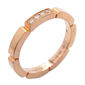 Cartier Maillon Panthère Ring, 4PD, 18KPG Pink Gold with Diamonds, #53, Women's