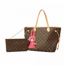 Louis Vuitton Monogram Sun Yitian Collaboration Neverfull MM Tote Bag M47200 Brown Women's P1472975